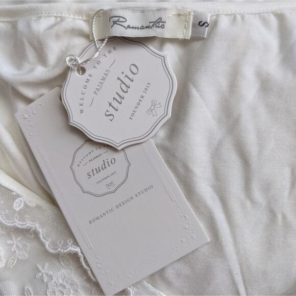 Romantic Design Studio Chiffon Lace Nightgown S - Picture 8 of 10